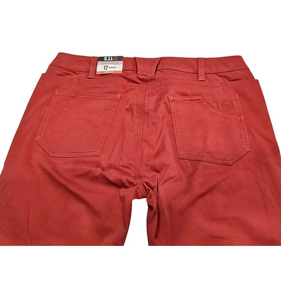 5.11 Tactical Pants Wyldcat Pant Skinny Fit Womens 12 Regular ZipperLeg Rosewood - Picture 7 of 16